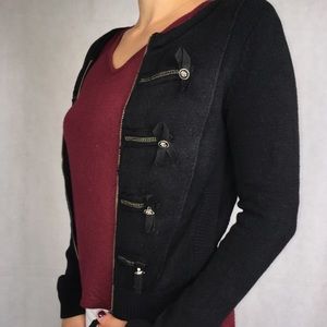 Black Prep Style Sweater